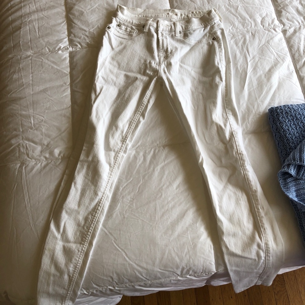 White skinny 7 Jeans